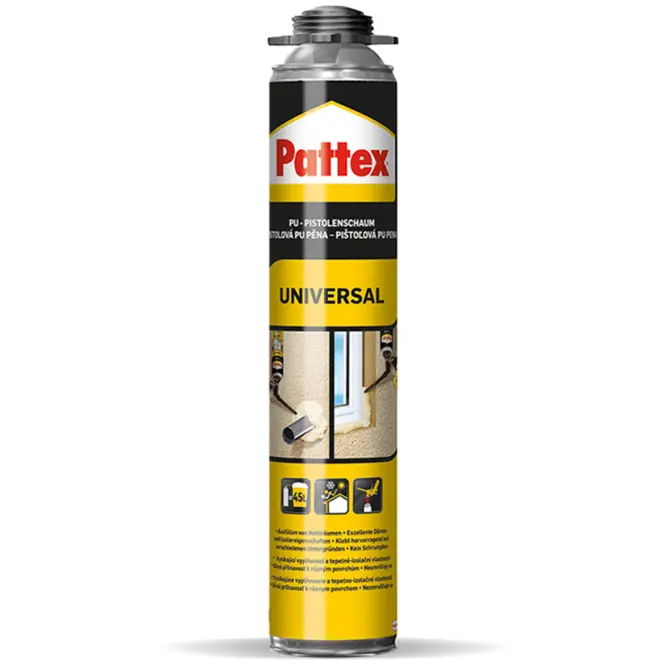 Pattex PU pena lepidlo na polystyrén pištoľové 750 ml