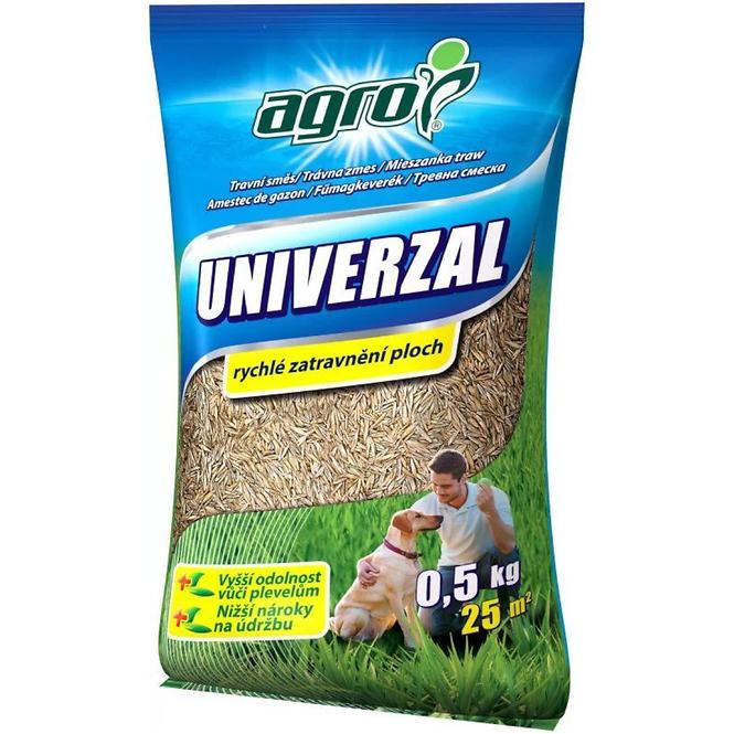 Agro trávna zmes univerzál - sáčok, 0,5 kg