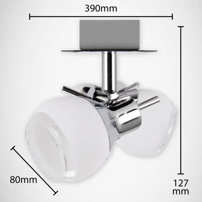Stropné bodové svietidlo Epos G9 3L LS3,3