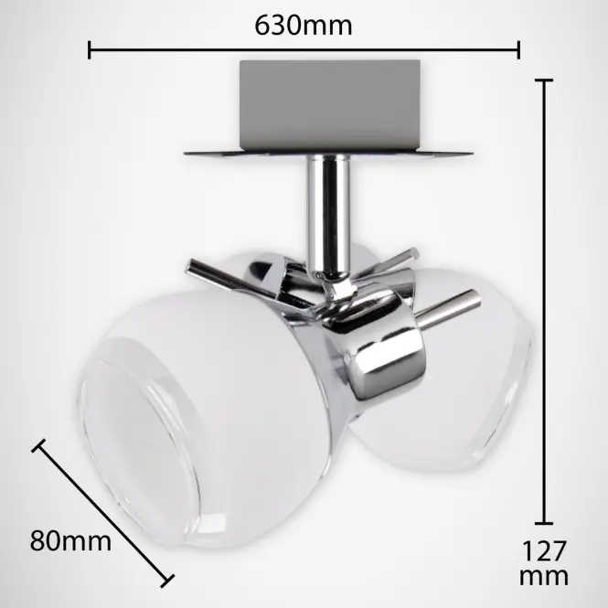 Stropné bodové svietidlo Epos G9 4L LS4