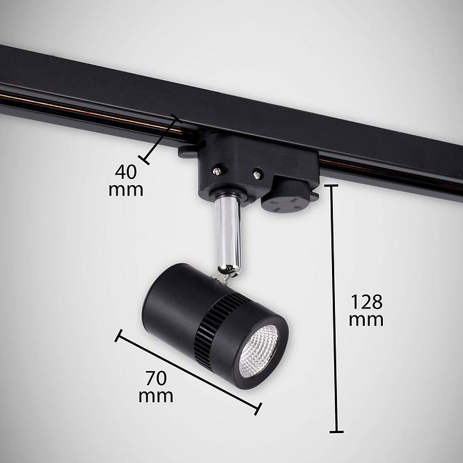 Luster HL835L Black LED 5W K1