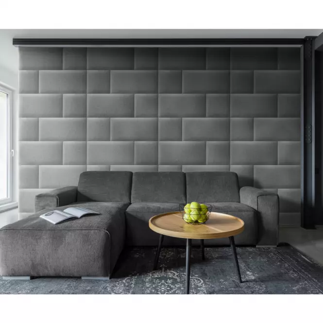 Čalúnený panel 30/30 svetlo šedá