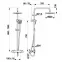 Moza Sprchový systém s funkciou dažďovej sprchy s termostatickým miešačom,2