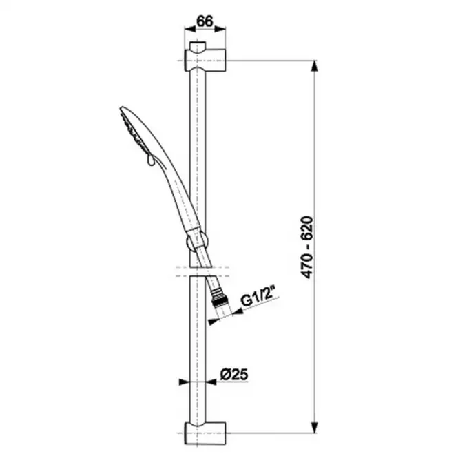 Sprchový set Moza 3F,2