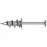 Hmoždinka do sadrokartónových DRA02 stien so skrutkou 13X31 mm