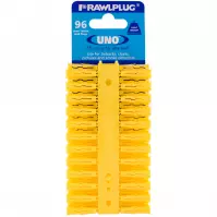 Hmoždinka univerzálna UNO DAMPER žltý 5X24MM (96ks)