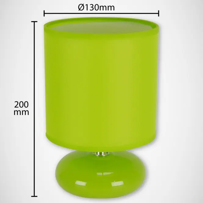 Stolná lampa Pati E14 zelená 03144 LB