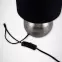 Stolná lampa Perlo E14 strieborná / čierna 03290 LB,4