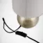 Stolná lampa Perlo E14 zlato/biely 03291 LB,4