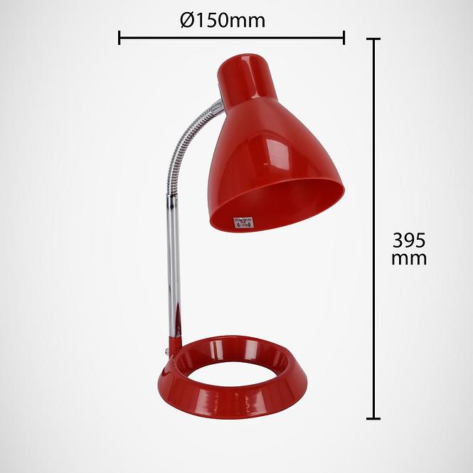 Stolná lampa Kati E27 červená 02858 LB