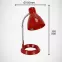 Stolná lampa Kati E27 červená 02858 LB,3