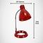 Stolná lampa Kati E27 červená 02858 LB,3