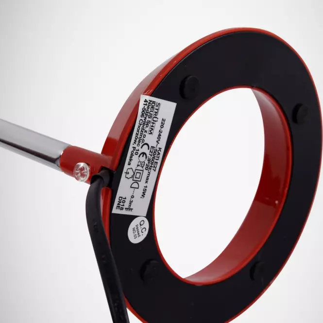 Stolná lampa Kati E27 červená 02858 LB