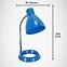 Stolná lampa Kati E27 modrá 02859 LB,3