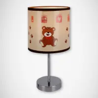 Stolná lampa Nuka E14 hnedá 0365 LB