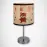 Stolná lampa Nuka E14 hnedá 0365 LB