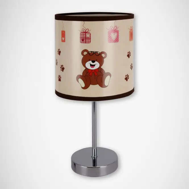 Stolná lampa Nuka E14 hnedá 0365 LB