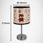 Stolná lampa Nuka E14 hnedá 0365 LB,3