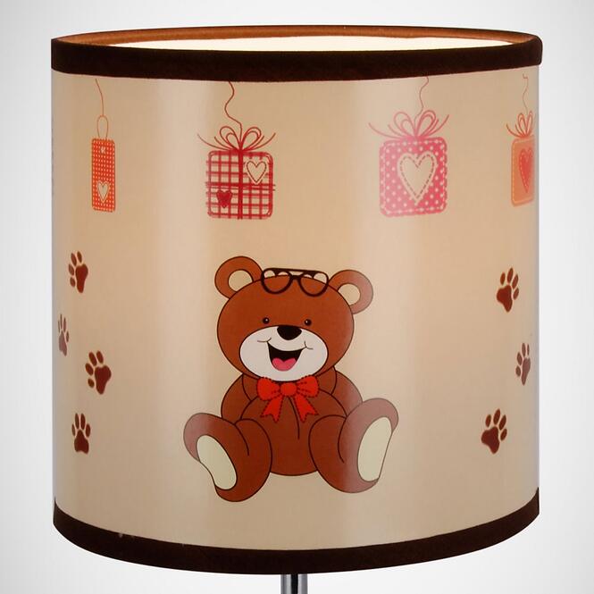 Stolná lampa Nuka E14 hnedá 0365 LB