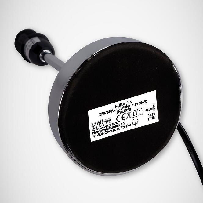 Stolná lampa Nuka E14 hnedá 0365 LB