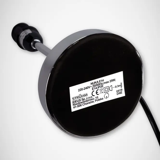 Stolná lampa Nuka E14 hnedá 0365 LB,6