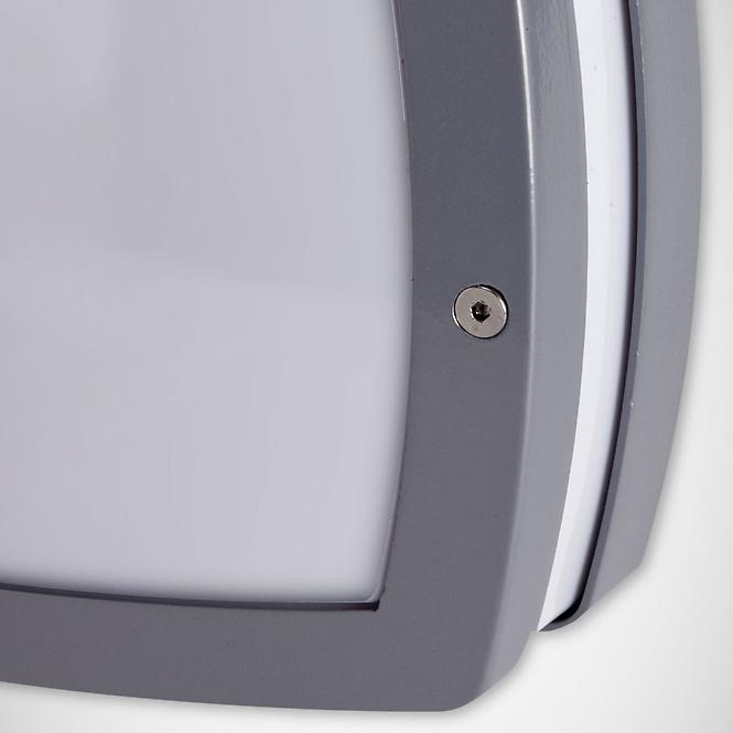 Nástenné svietidlo Solina LED 8W sivé 0368 K1