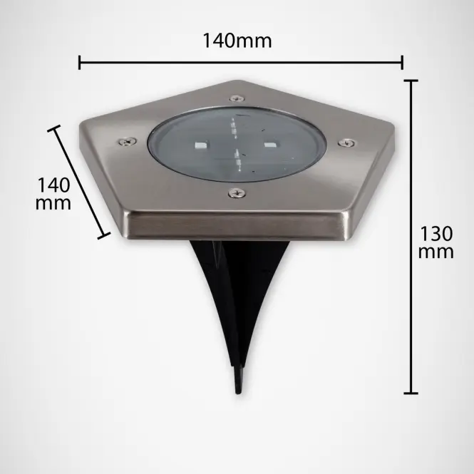 Solárna lampa Garet LED V 0,5W 5700K 03614,3