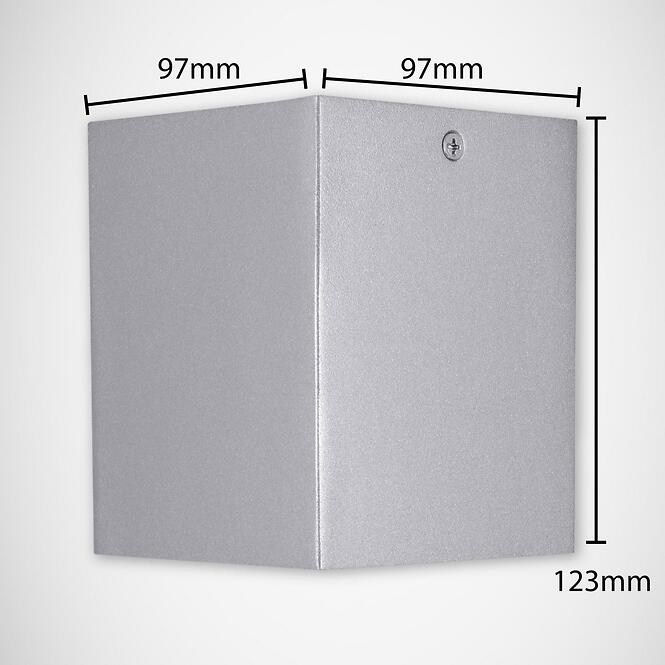 Bodové svietidlo HARY D GU10 SILVER 03715 K1,3