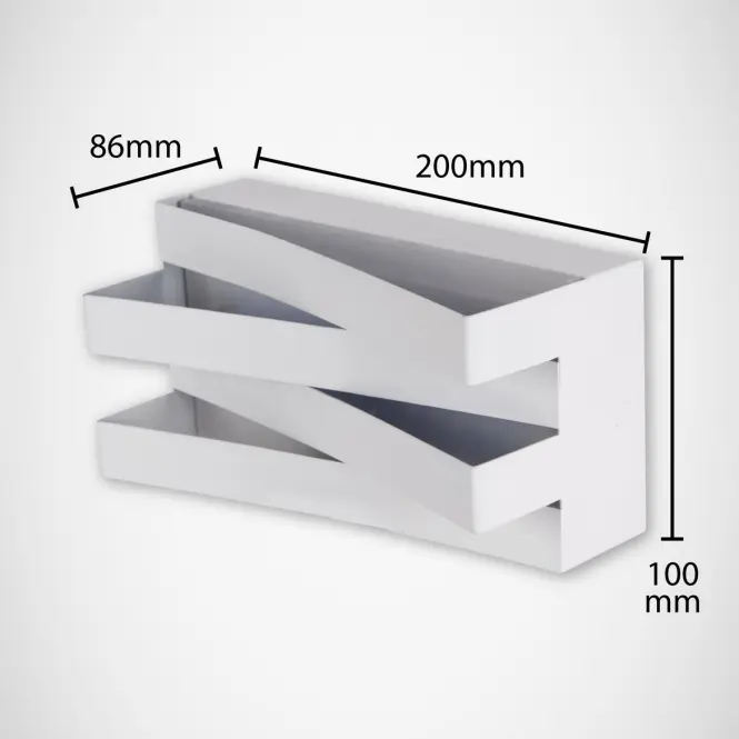 Nástenné svietidlo Alpen LED 12W biely 4000K 0372 K1,3