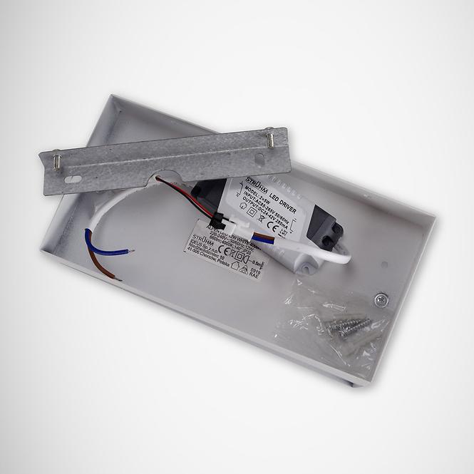 Nástenné svietidlo Alpen LED 12W biely 4000K 0372 K1,7