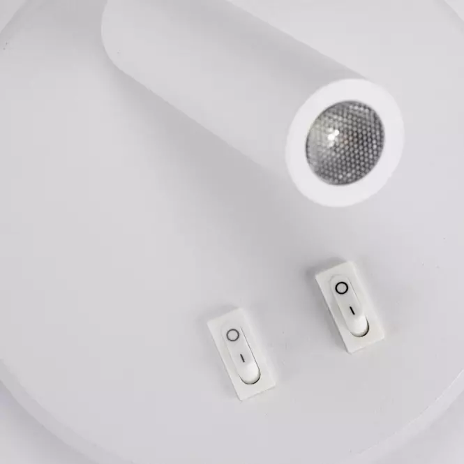 Luster Otello LED C 6W+3W biely 03722 K1