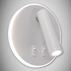Nástenné bodové  svietidlo Otello LED C 6 W + 3 W biely 03722 K1