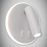 Nástenné bodové  svietidlo Otello LED C 6 W + 3 W biely 03722 K1