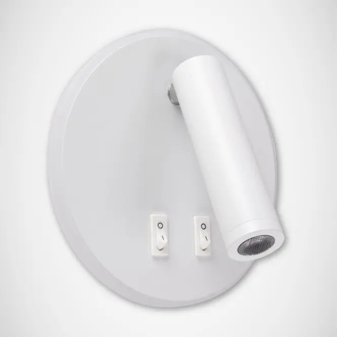 Nástenné bodové  svietidlo Otello LED C 6 W + 3 W biely 03722 K1,2