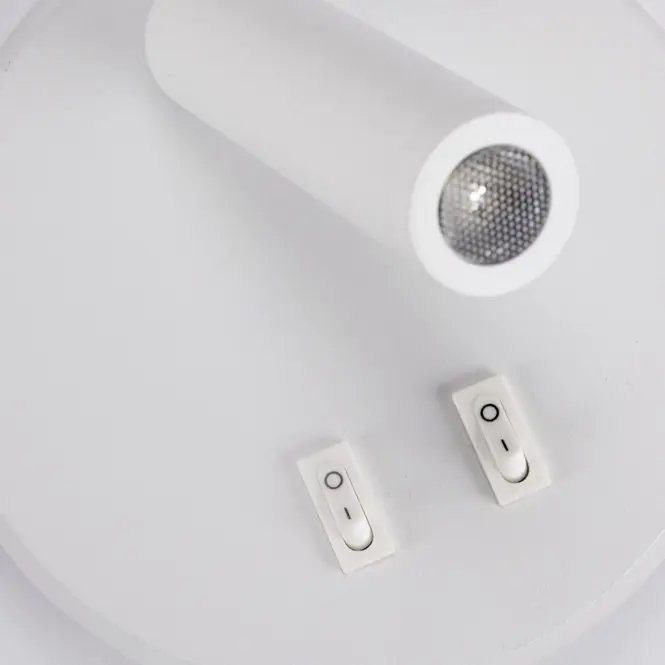 Nástenné bodové  svietidlo Otello LED C 6 W + 3 W biely 03722 K1,4