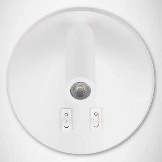 Nástenné bodové  svietidlo Otello LED C 6 W + 3 W biely 03722 K1,6
