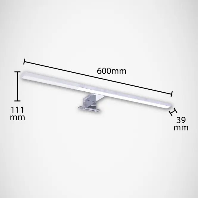 Nástenné svietidlo  Roxana LED 13W chróm 4000K 03749 K1,3