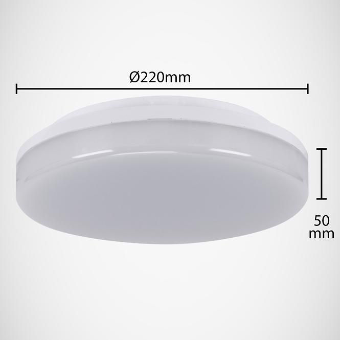 Stropná lampa Major LED C 18W biely 4000K 03742 P