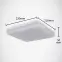 Stropná lampa Major LED D 18W biely 4000K 03743 P,3