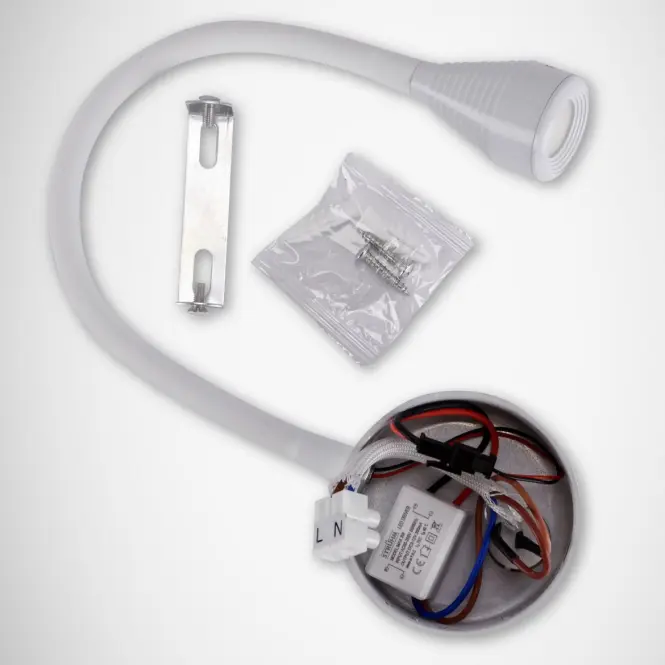 Nástenné bodové svietidlo Pola LED 3,5W biela 4000K 03738 LB,7