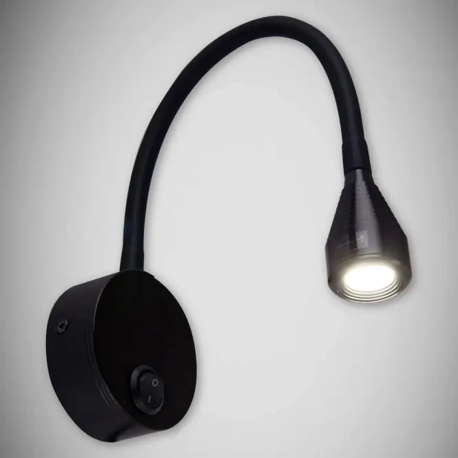 Nástenné bodové  svietidlo Pola LED 3,5W čierna 4000K 03739 LB
