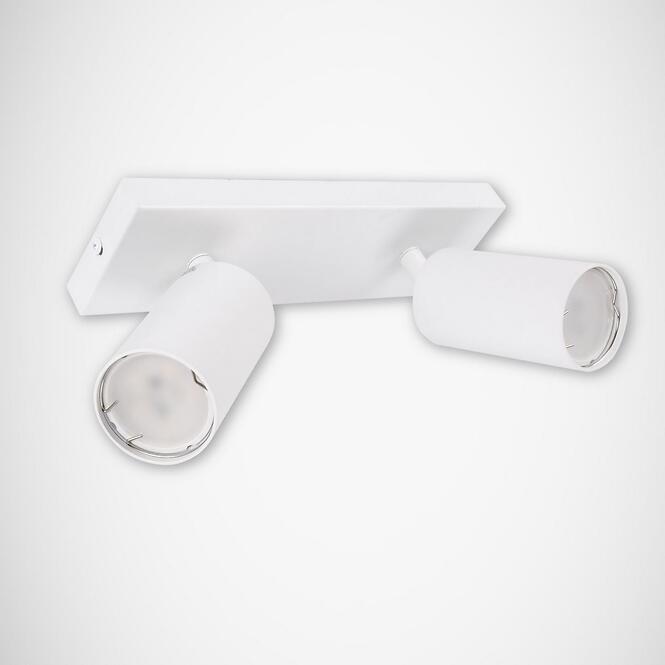 Stropné bodové svietidlo Manam GU10 2L biely 03760 K2