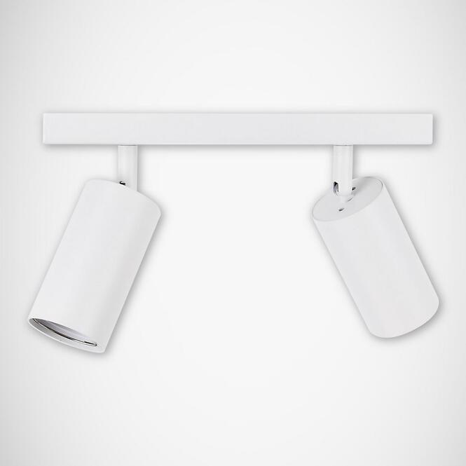 Stropné bodové svietidlo Manam GU10 2L biely 03760 K2,5