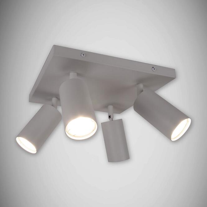 Stropné bodové svietidlo Manam GU10 4D biely 03762 K4