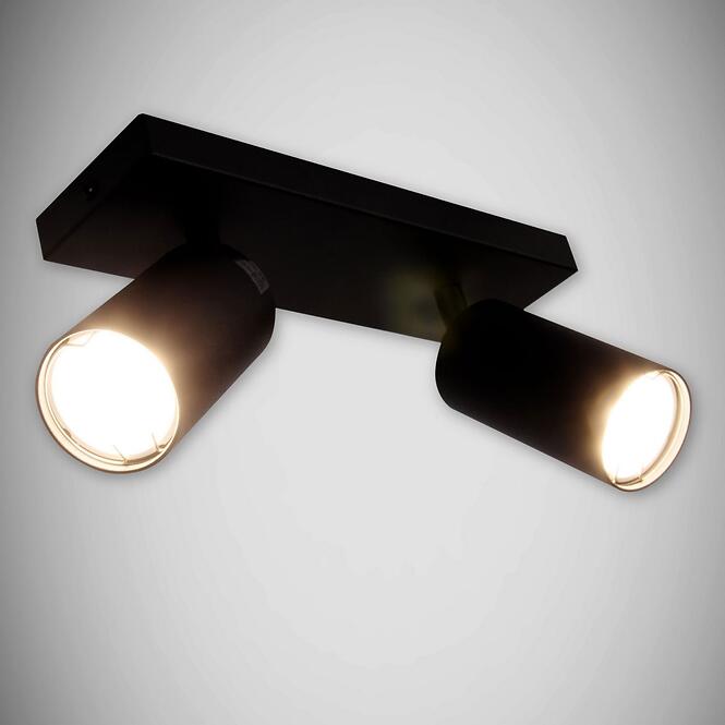 Bodové svietidlo Manam GU10 2L čierna 03764 K2