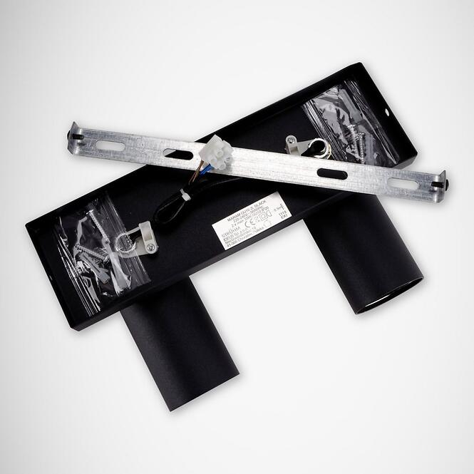 Bodové svietidlo Manam GU10 2L čierna 03764 K2,7