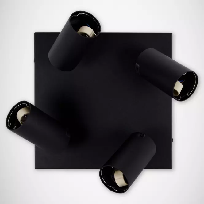 Luster Manam GU10 4D čierna 0376 K4,6