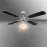Stropný ventilátor s osvetlením 0309CSW 1*E27 PL1