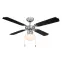 Stropný ventilátor s osvetlením 0309CSW 1*E27 PL1,3