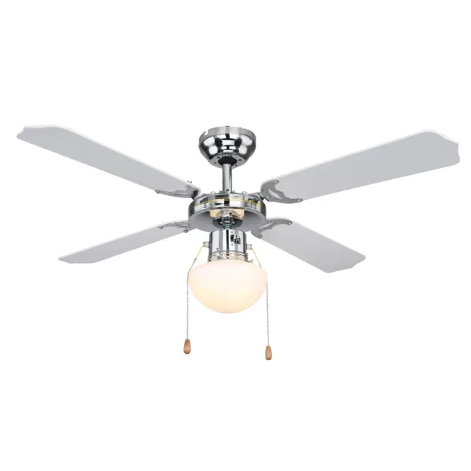 Stropný ventilátor s osvetlením 0309CSW 1*E27 PL1
